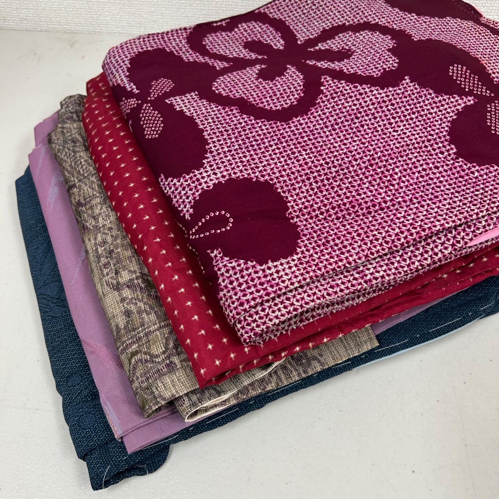 1511★正絹 丸帯 アンティーク 5本セット おまとめ リメイク素材 1511☆正絹 丸帯 アンティーク 5本セット おまとめ リメイク素材