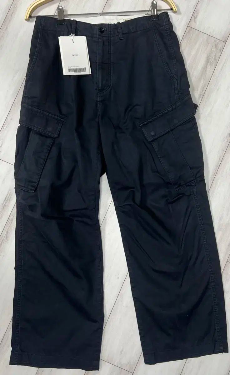 POTTERY ポッタリー ガーメント ウォッシュド カーゴパンツ ネイビー 2 サイズ