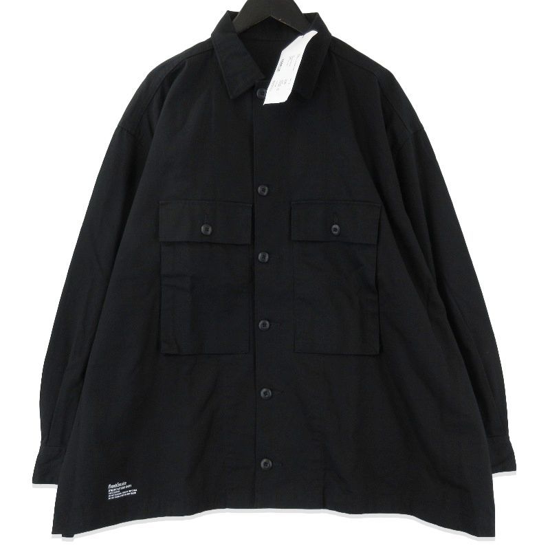 ♥ FreshService フレッシュサービス UTILITY FATIGUE SHIRT FSC251-20138 ユーティリティ ブラック 黒 L タグ付き 71013725