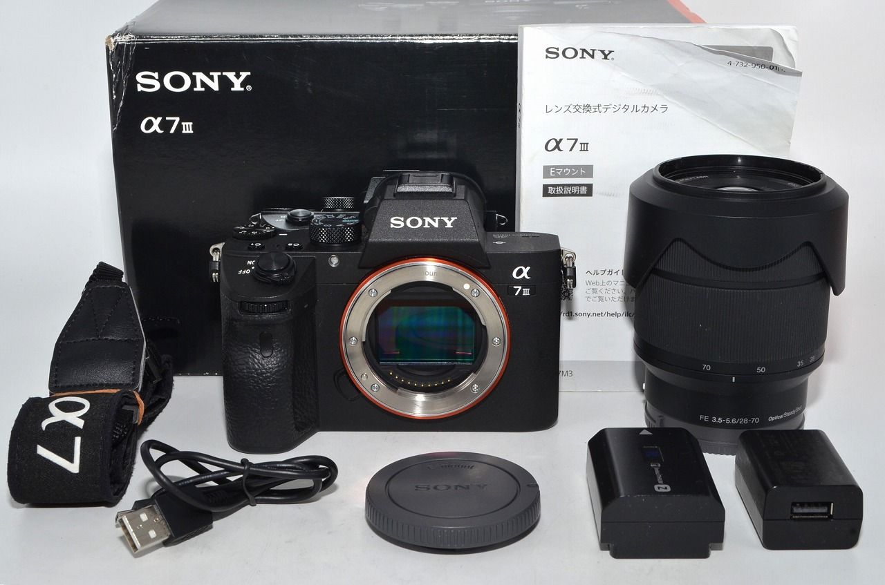 SONY α7Ⅲ + 28-70mm 標準ズームレンズ
