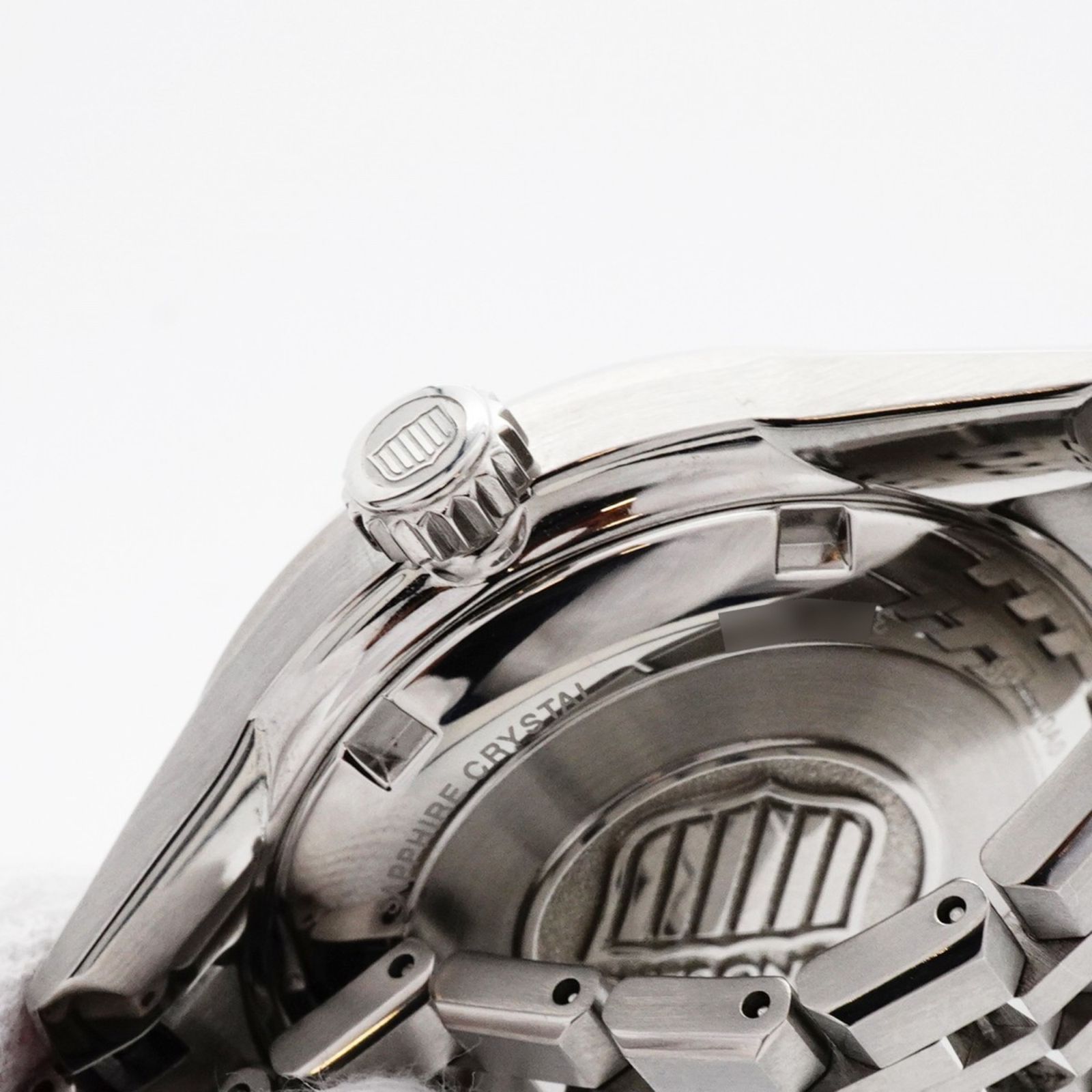 シルバー文字盤腕時計 メンズ