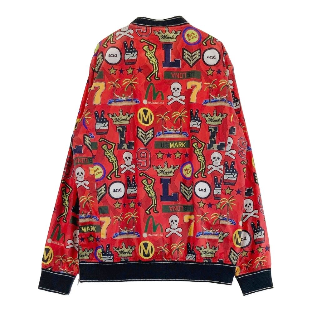 MARK&LONA マークアンドロナ　ブルゾン　アウター　オレンジ　ゴルフ MARK&LONA マークアンドロナ ブルゾン アウター オレンジ ゴルフ