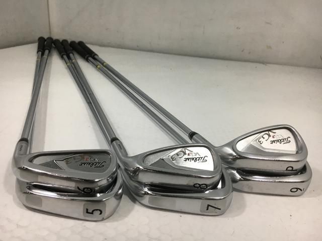 返品OK ゴルフクラブ 6本セット タイトリスト VG3 アイアン 2012 D G 5~9.P