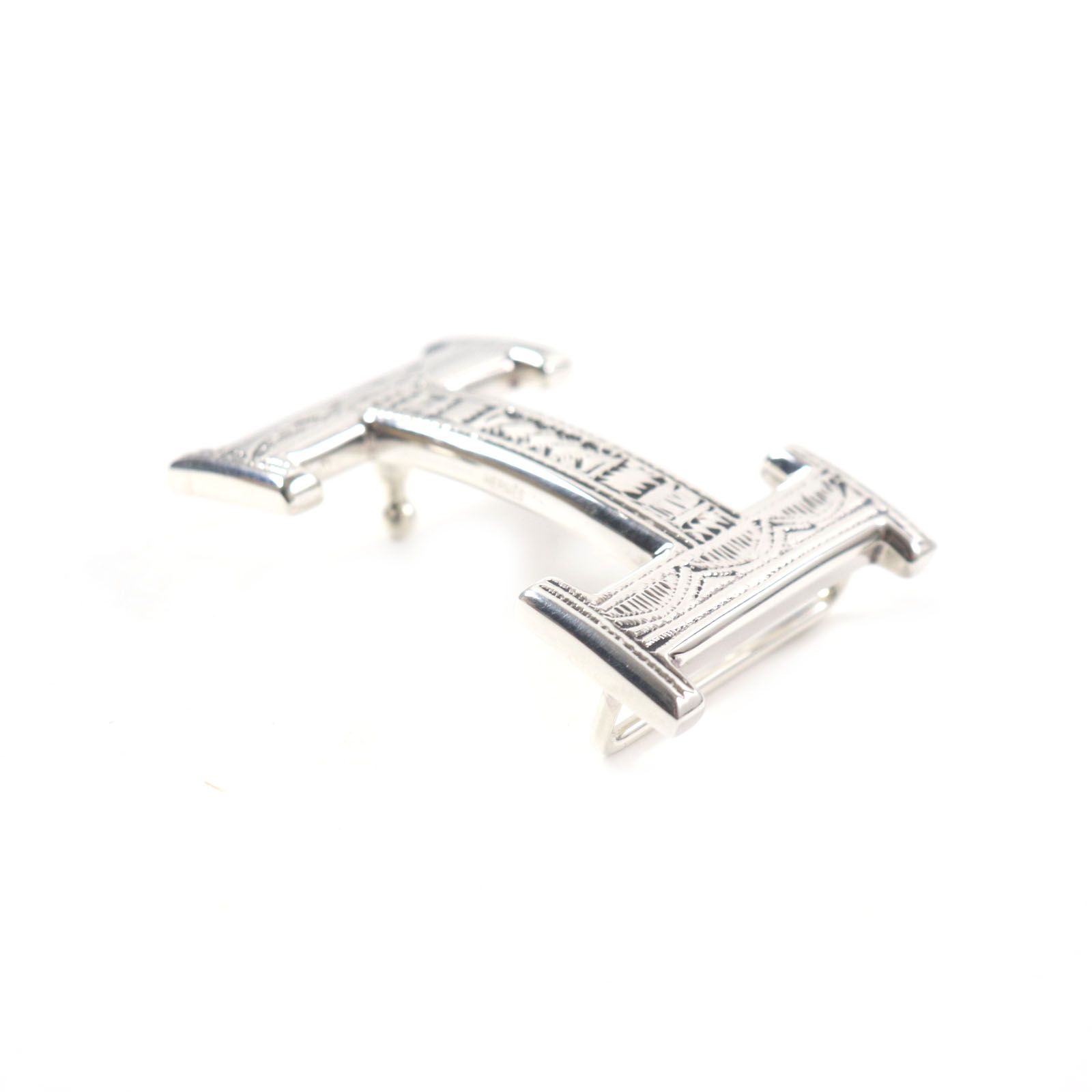 美品▽HERMES エルメス トゥアレグ 手彫り彫刻デザイン