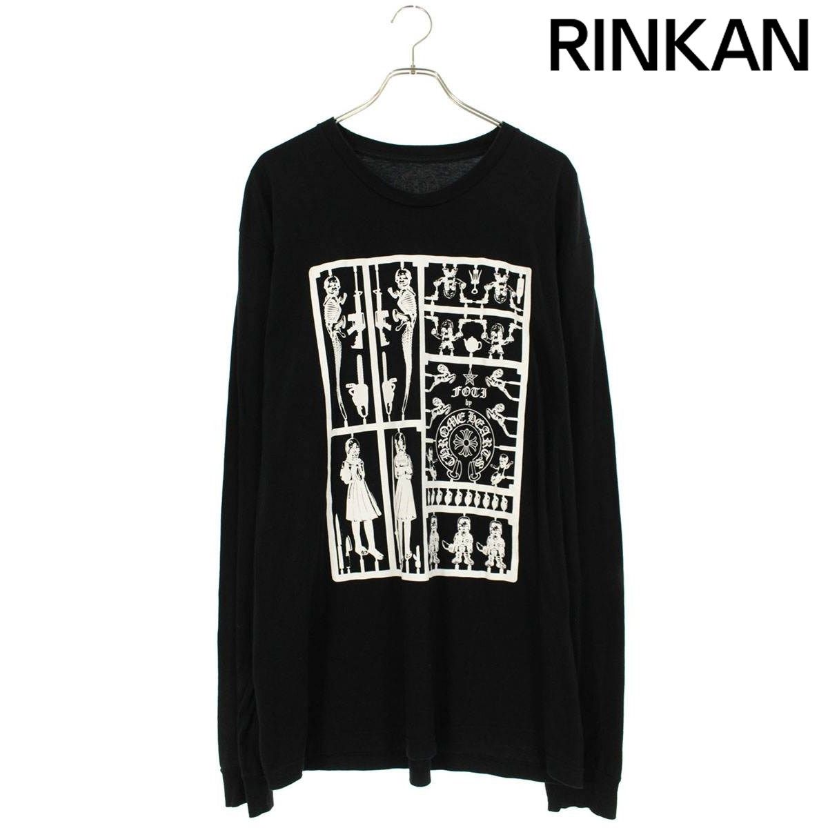 クロムハーツ　長袖カットソー　MEDIUMサイズ クロムハーツ CH L/S /1 セメタリークロスバックプリント長袖