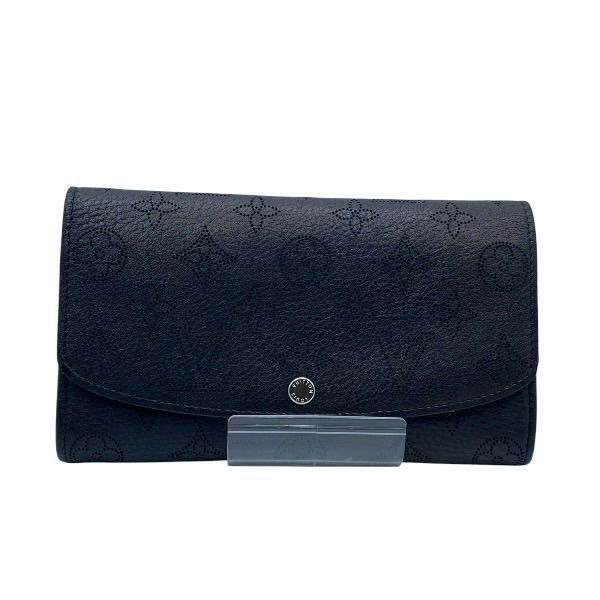 ルイヴィトン Louis Vuitton モボグラムマヒナ ポルトフォイユ イリス M60143 長財布 3つ折り財布 メンズ