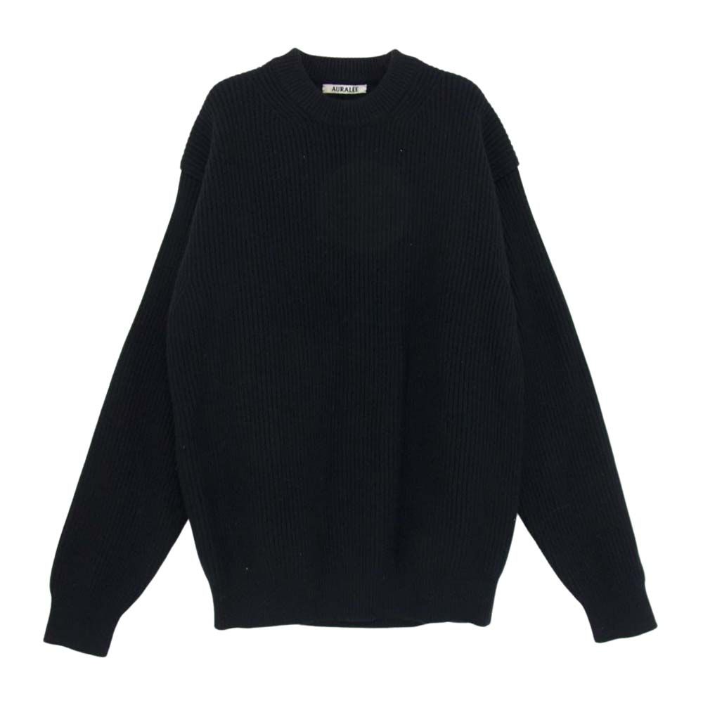 AURALEE オーラリー 22AW A22AP02RK SUPER FINE WOOL RIB KNIT BIG PO 
