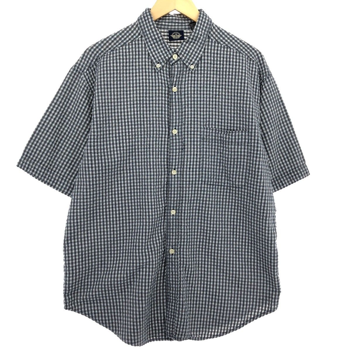 古着 リーバイス Levi's DOCKERS 半袖 ボタンダウン チェックシャツ メンズL/eaa466800