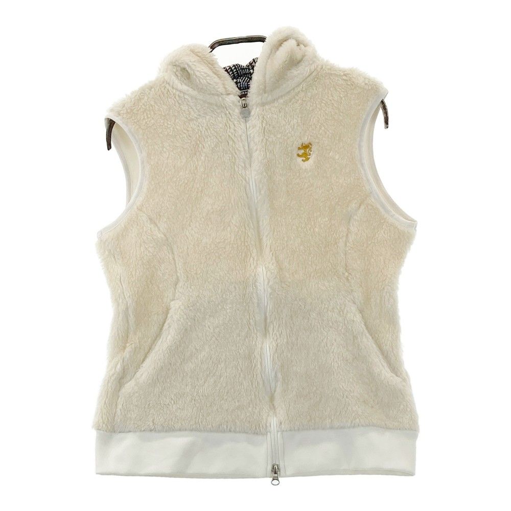 サイズ：L ADMIRAL アドミラル  ジップアップファーベスト  ホワイト系 [240101318823] ゴルフウェア レディース ストスト