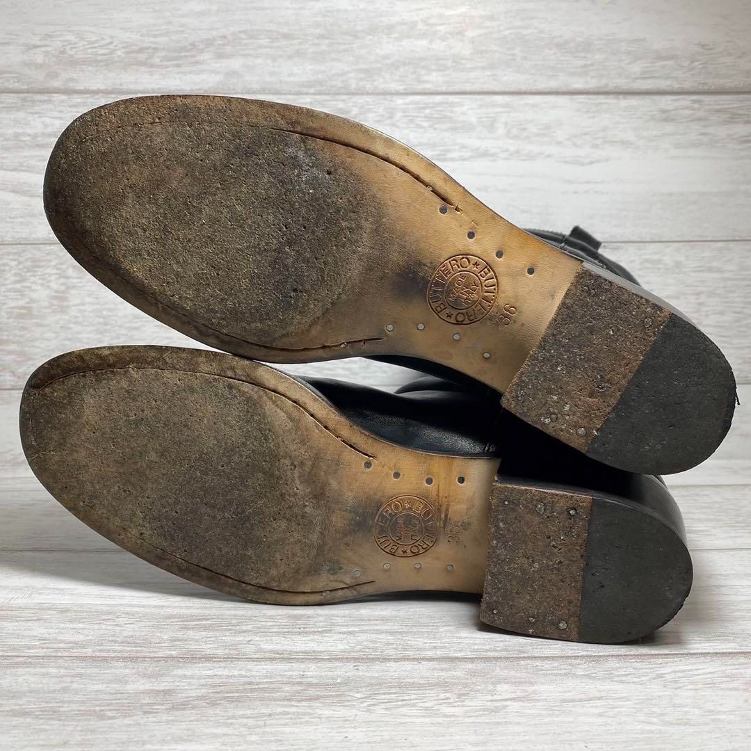 BUTTERO ブッテロ ペコスブーツ ブラック 40 BUTTERO ブッテロ ペコスブーツ ブラック - メルカリ