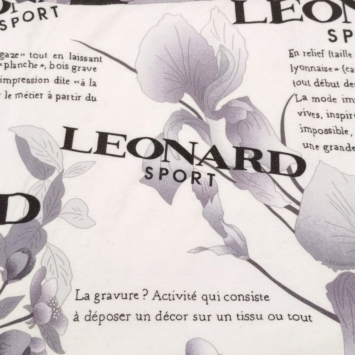 ✨美品✨レオナールスポーツTシャツ42サイズ LEONARD SPORT(レオナールスポーツ) 七分袖Tシャツ サイズ42 L