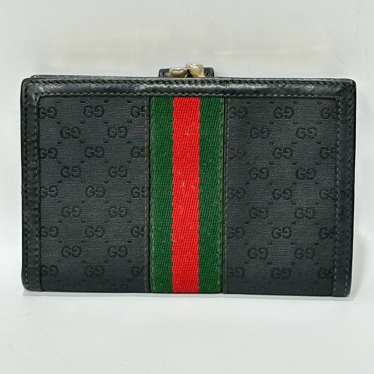 ☆M7 GUCCI グッチ 財布 シェリーライン GGキャンバス レザー