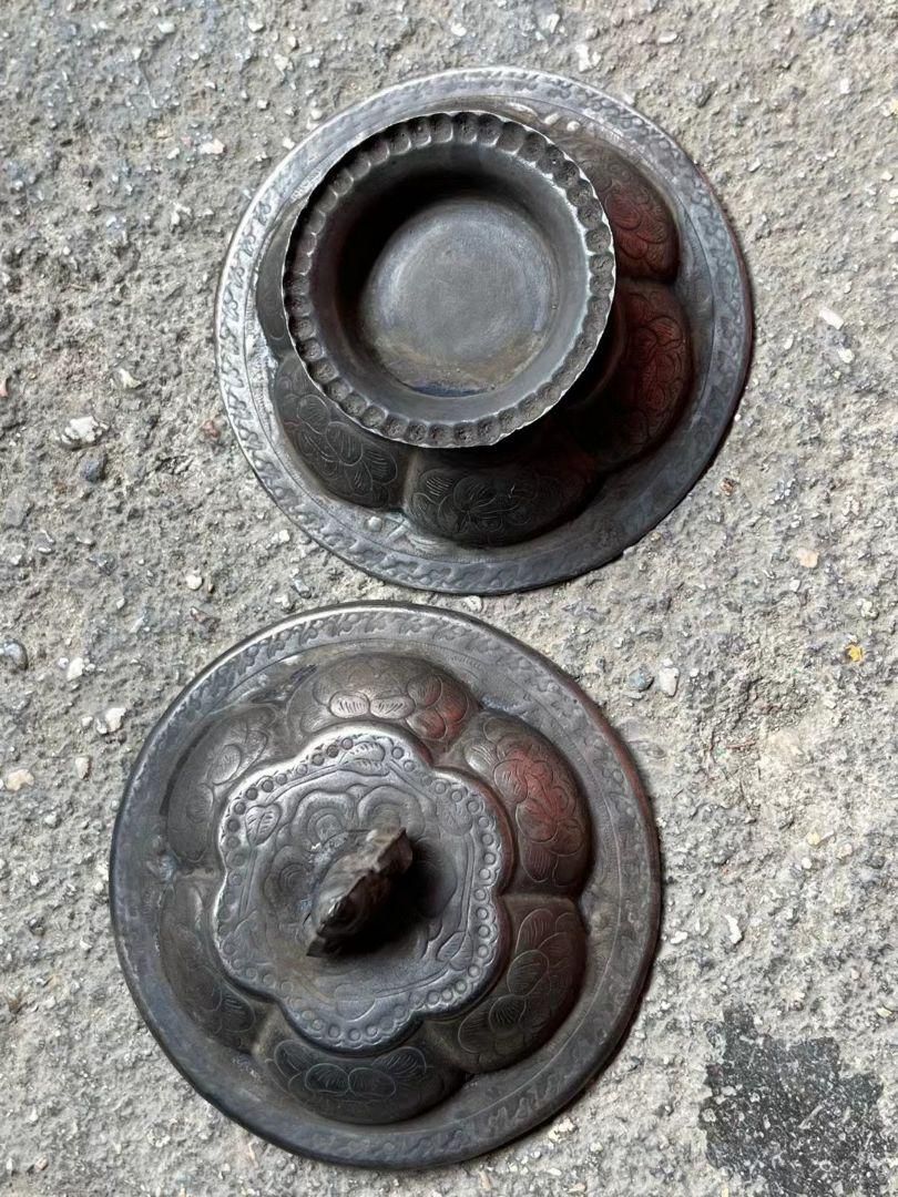 銅器 富貴開花仏像碗 装飾品 工芸品美術品 置物 - メルカリ