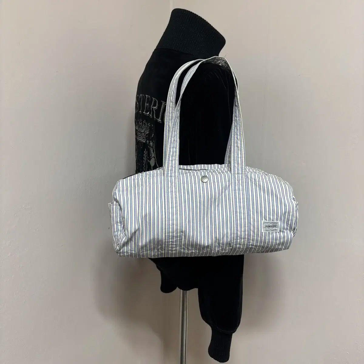 PORTER Porter ポーター 70 記念日 版 ストライプ ボストンバッグ ダッフルバッグ