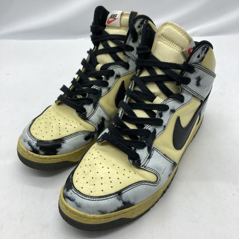 【中古】Nike Dunk High Black Acid Wash 30cm DD9404-700 ナイキ ダンク ハイ ブラック アシッドウォッシュ[19]