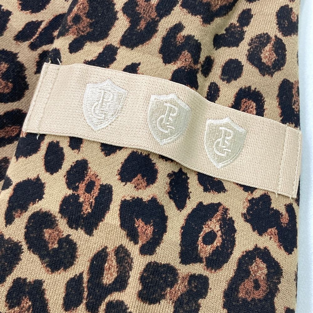 ジップパーカー レオパード