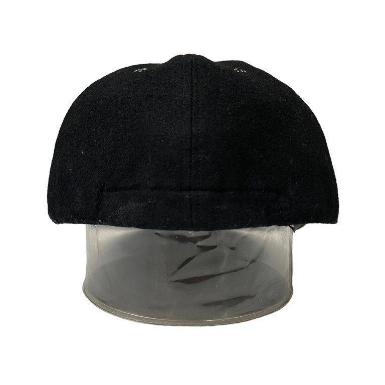 Yohji Yamamoto Pour Homme ウールフラノ6パネルレザーロングブリム 