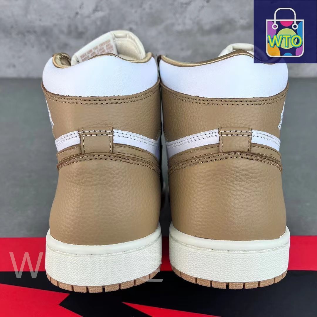 NIKE エアジョーダン 1 レトロハイ OGベージュ FN6622-201 FN6622-201 Nike Air Jordan 1 Retro High OG Praline White