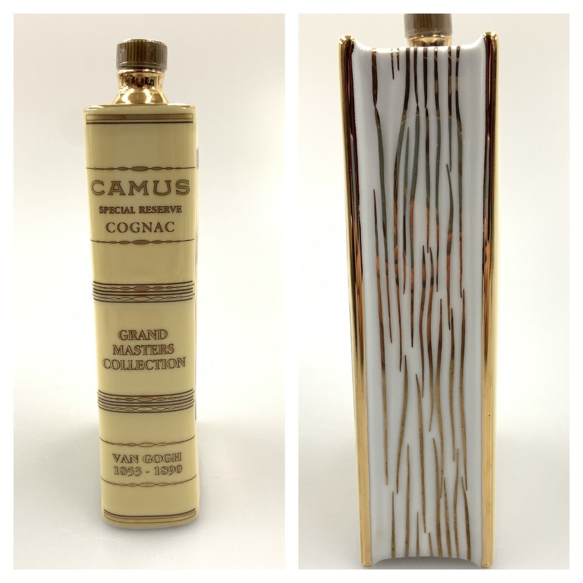 〇〇CAMUS カミュ ブック スペシャルリザーブ ゴッホ ひまわり 700ml 40度 総重量1140g ブランデー 替え栓付 未開栓 - メルカリ