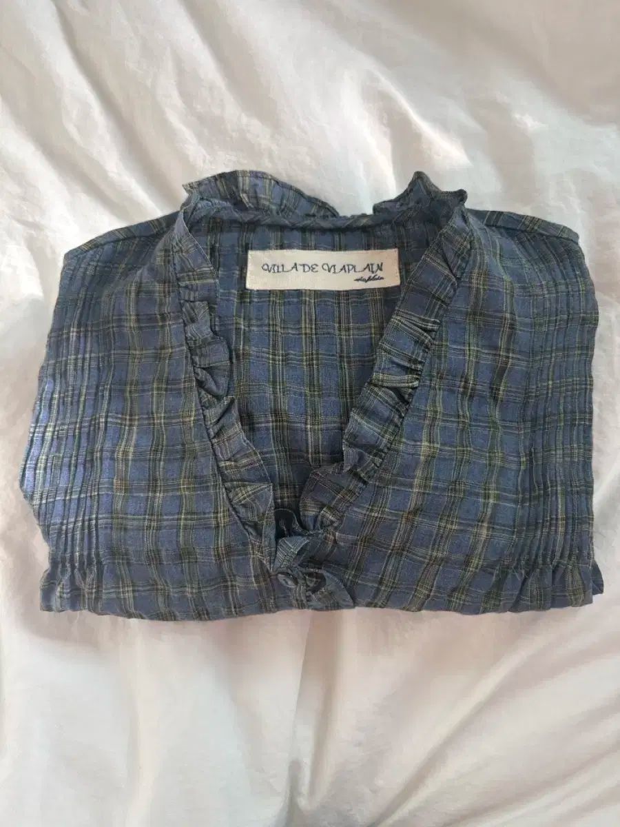  ビアプレーン ヴィクトリア フリル CHECK ブラウス 長袖 シャツ ブラウス