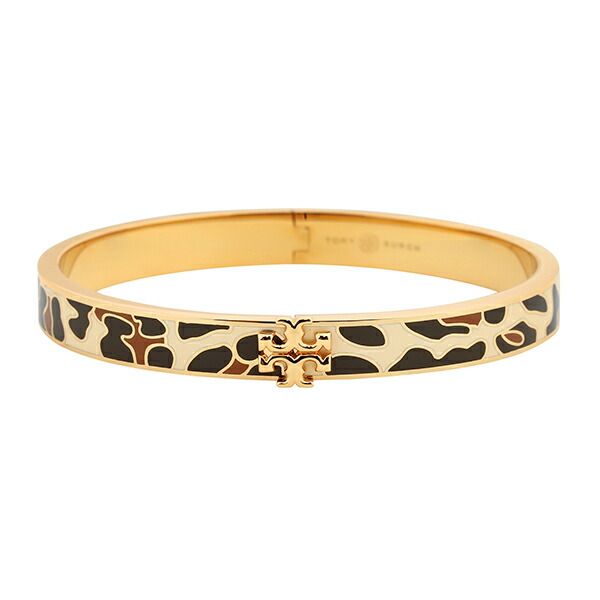 TORY BURCH ブレスレット キラ トリーゴールド/レオパードブロンズ 新品 トリーバーチ TORY BURCH ブレスレット キラ トリー