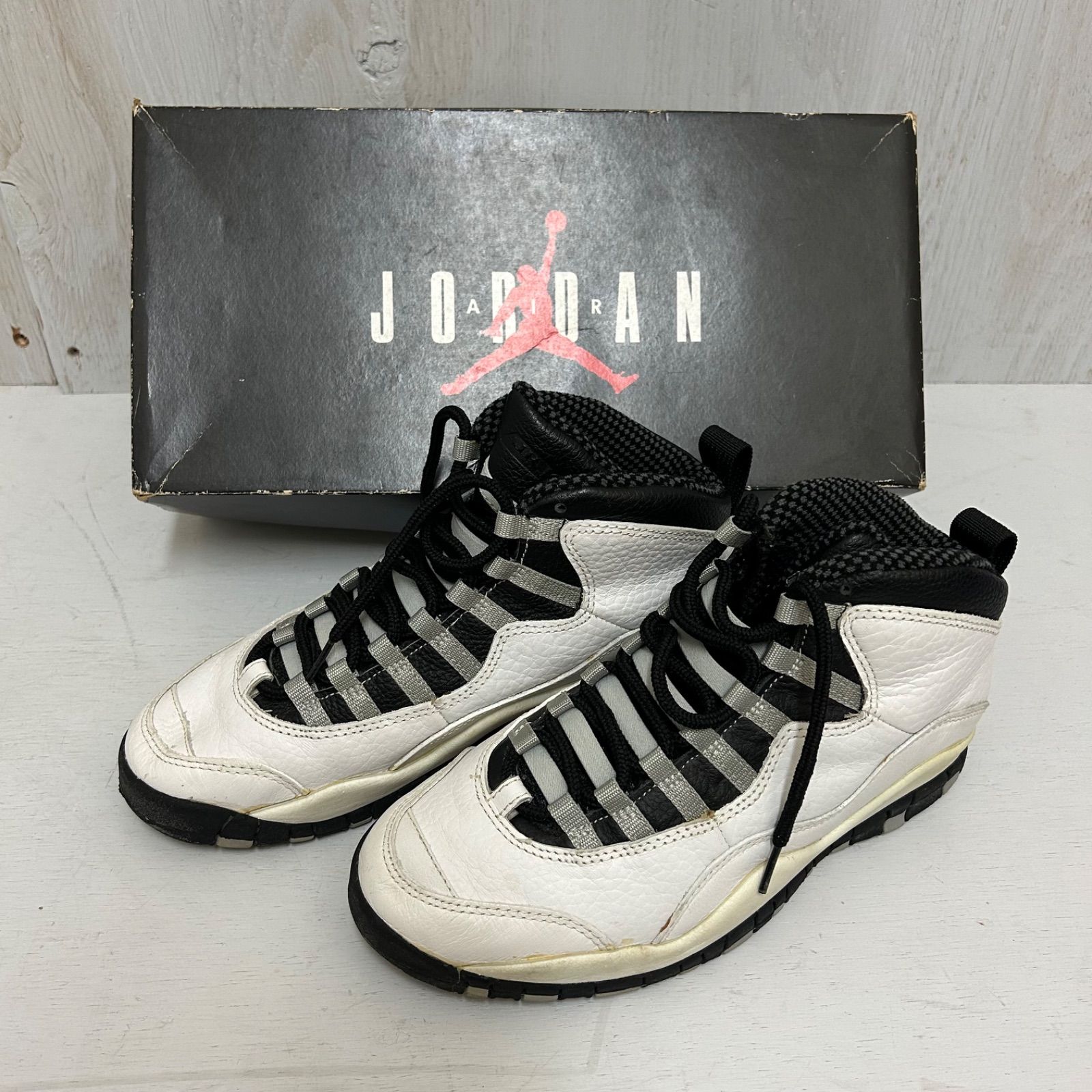 NIKEエアジョーダン10 1994年製 シャーロットホーネッツ 28cm 新品 1994年製 ナイキ エアジョーダン10 OG シャーロット ホーネッツ
