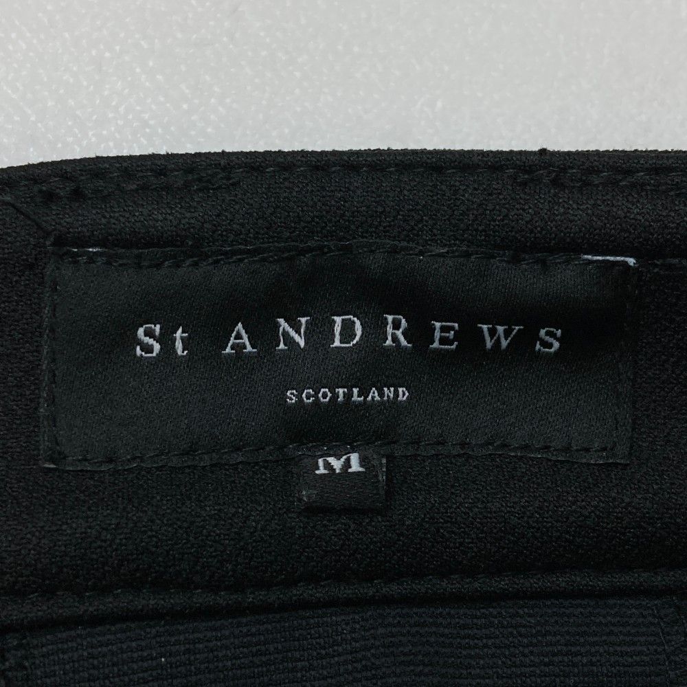 サイズ：M ST ANDREWS セントアンドリュース 2023年モデル ロングパンツ  ブラック系 [240101444201] ゴルフウェア レディース ストスト サイズ：M ST ANDREWS セントアンドリュース 2023年モデル