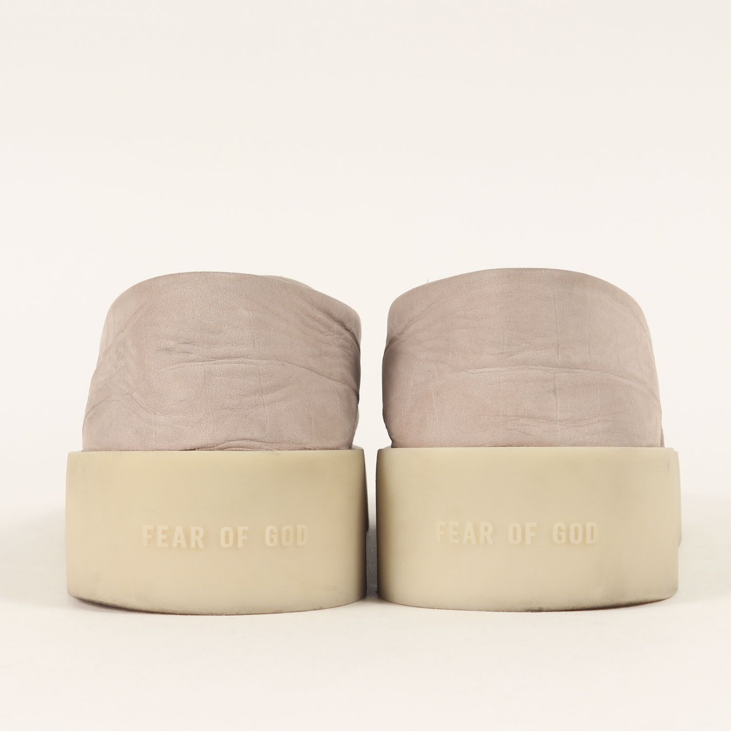 FEAR OF GOD フィアオブゴッド サイズ:40(26.0cm位) / 21AW クロコダイル型押しレザー ローファー / スリッポン スニーカー (THE LOAFER CRO) / ベージュ(PERLA) / ローカット シューズ 靴【メンズ】【中古】【K4476】 FEAR OF GOD フィアオブゴッド サイズ:40(26.0cm位) / 21AW