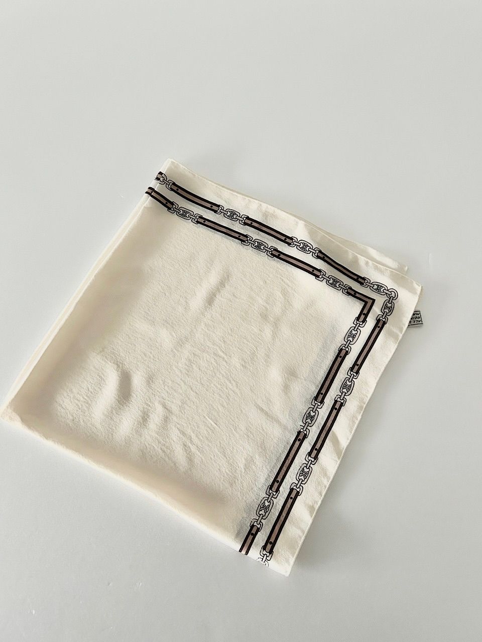 CELINE シルクスカーフ CELINE セリーヌ シルクスカーフ 約88cm