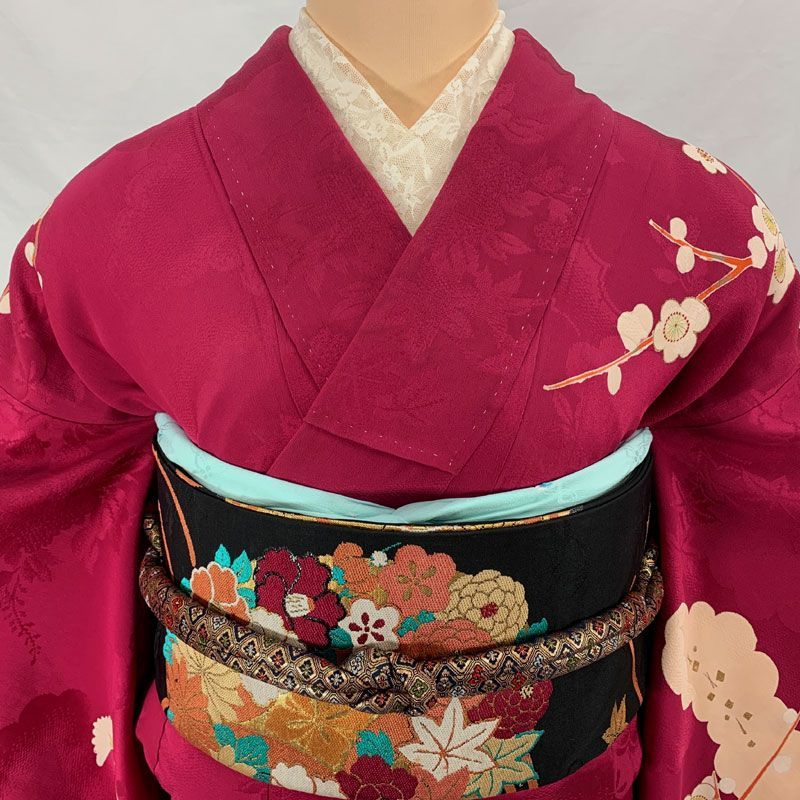 410aa11◇Kimono アンティーク着物 大正ロマン 昭和レトロ 和洋MIXコーデ ジュニアにも◇状態良好