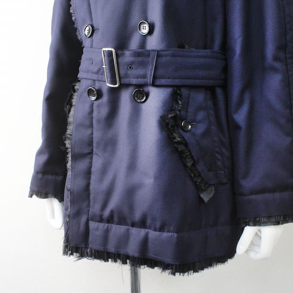 美品 AD2018 COMME des GARCONS コムデギャルソン フリル装飾 美品 AD2018 COMME des GARCONS コムデギャルソン フリル装飾