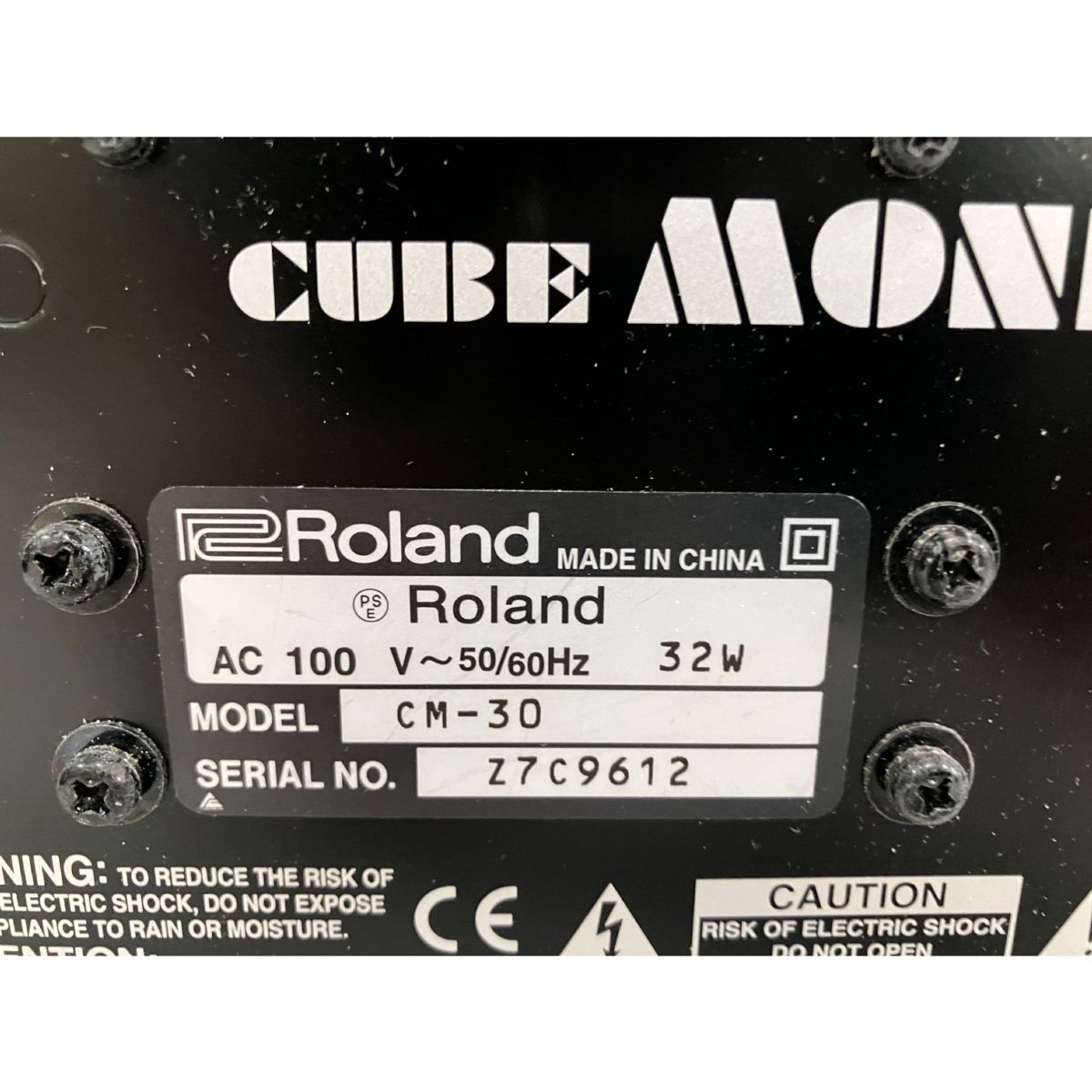 ◯①【美品】ROLAND ローランド CM-30 スタジオモニター 箱あり Roland CM-30 モニタースピーカー マイク入力 シンセサイザー