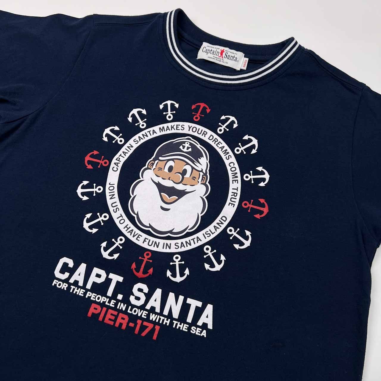 キャプテンサンタ ビッグロゴ BDシャツ ビッグシルエット グリーン XL CAPTAIN SANTA キャプテンサンタ BIGロゴプリント 半袖Tシャツ
