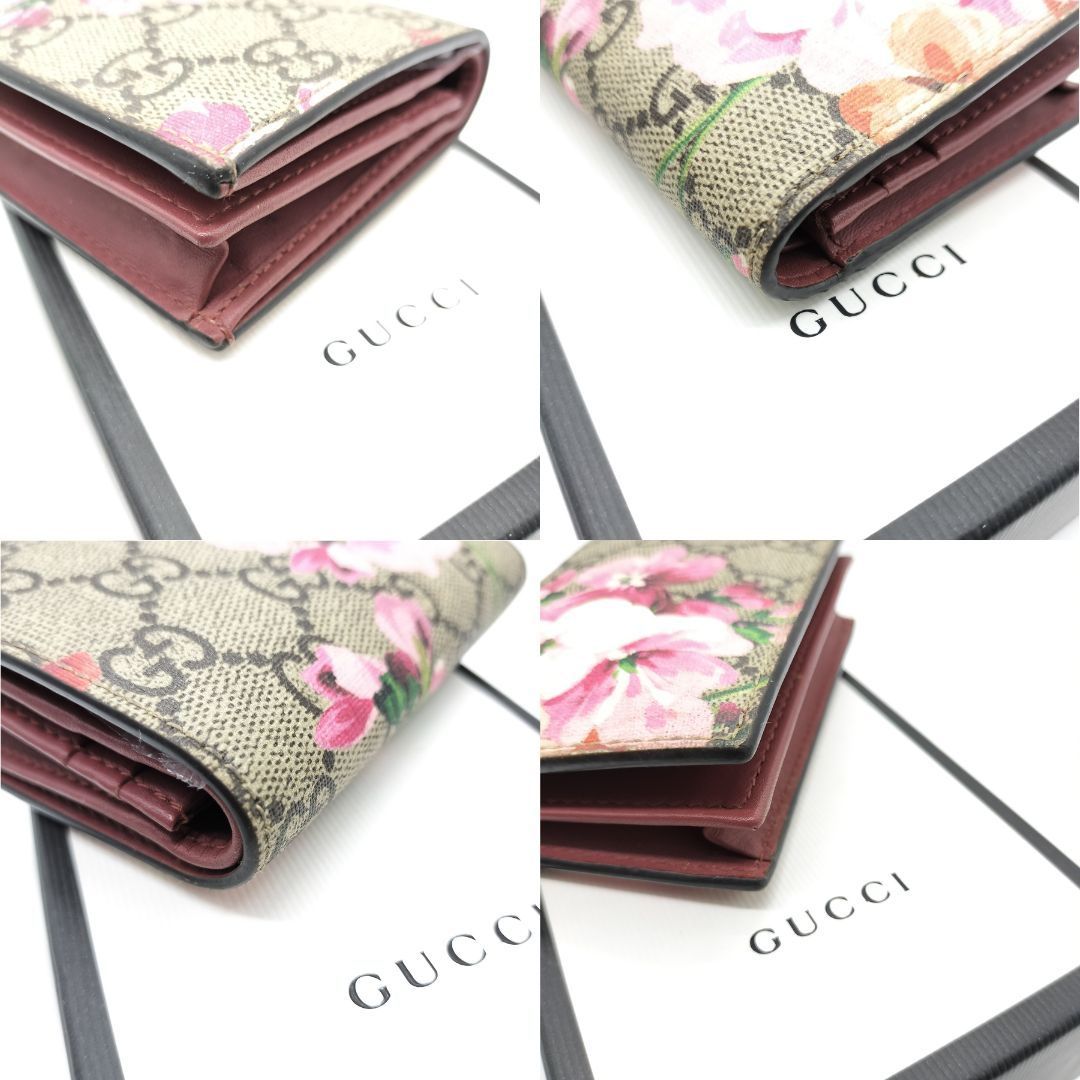 高貴なる花園✨】 GUCCI グッチ 二つ折り財布 ブルームス GG柄