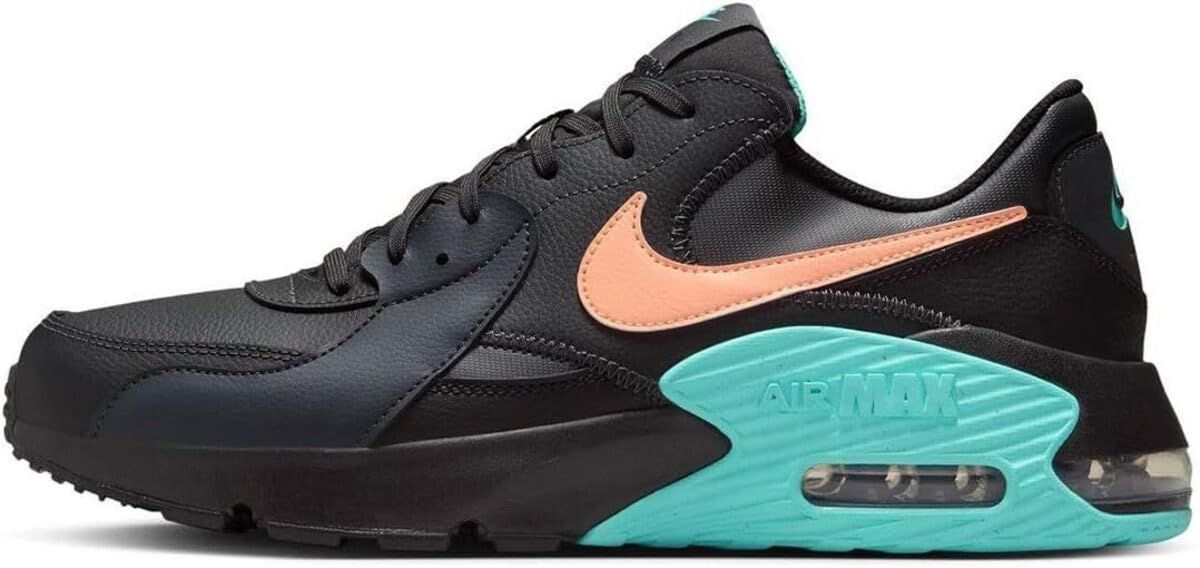 ナイキ エア マックス エクシー レザー AIR MAX EXCEE LEATHER ブラック|ピンク|ライトブルー DB2839-003 24.0cm 24.0 cm