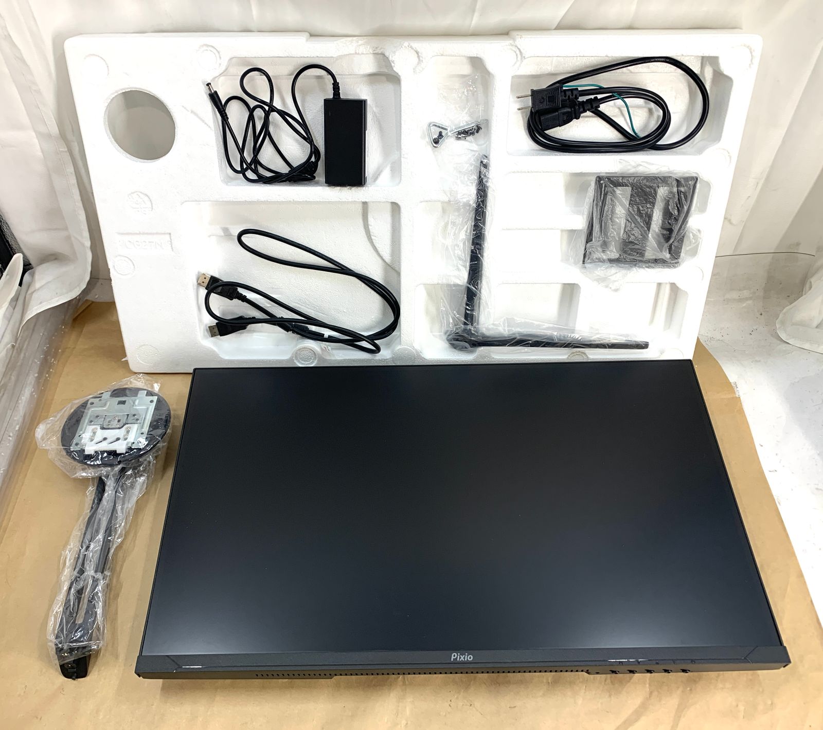 ジャンク品】 Pixio PX278 WAVE Black ゲーミングモニター 27