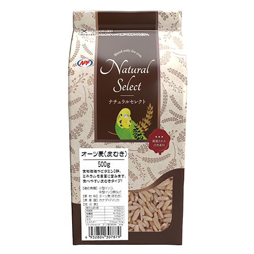 同梱不可 24個セット ナチュラルペットフーズ ナチュラルセレクト オーツ麦 皮むき 500g