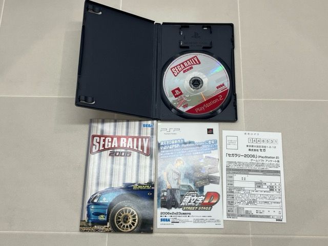 PS2 セガラリー2006+ゼガラリーチャンピオンシップ【F5181-007】052 PS2 セガラリー2006+セガラリーチャンピオンシップ【F5181-007