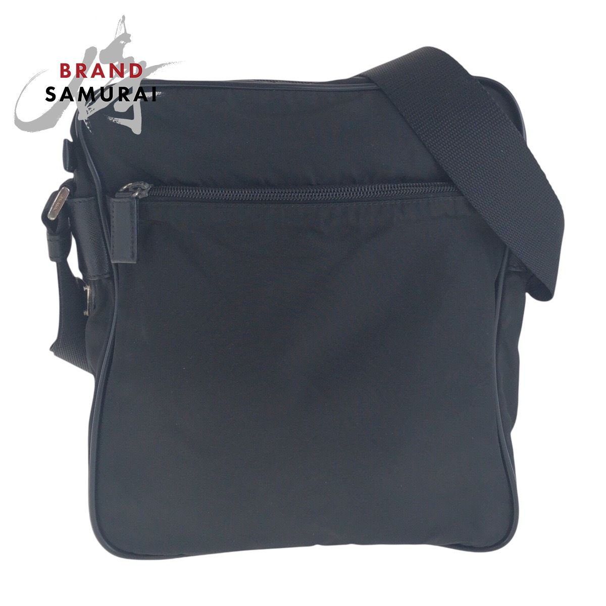 美品 PRADA プラダ テスート 三角ロゴプレート ブラック 黒 美品 PRADA プラダ テスート 三角ロゴプレート ブラック 黒