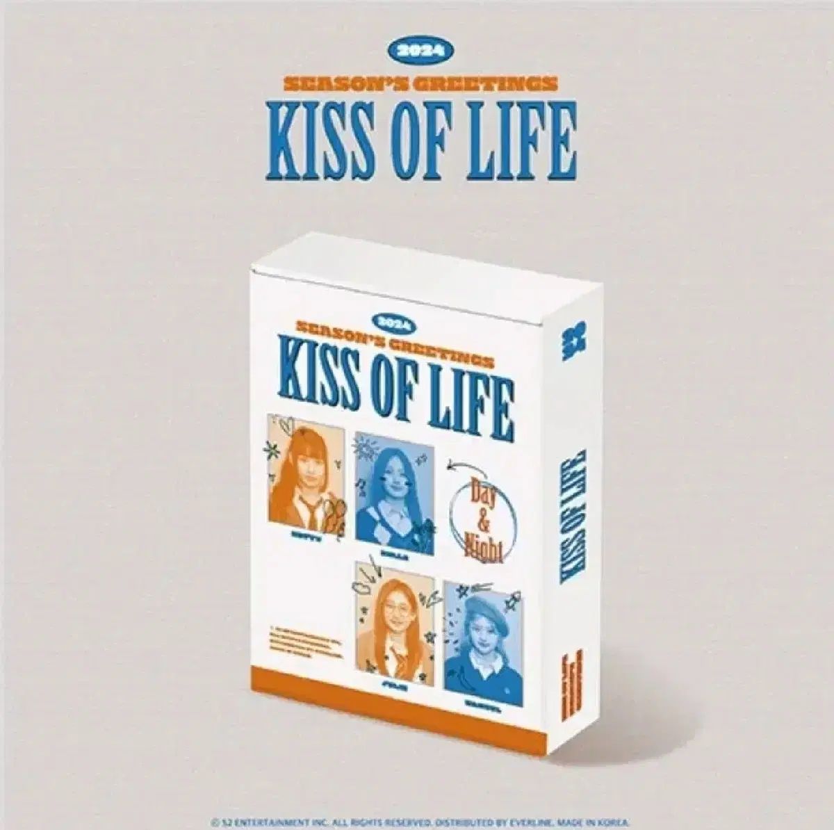 【新品未開封】KISS OF LIFE 2025 シーグリ KISS OF LIFE 公式グッズ 2025 SEASON'S GREETINGS キスオブ