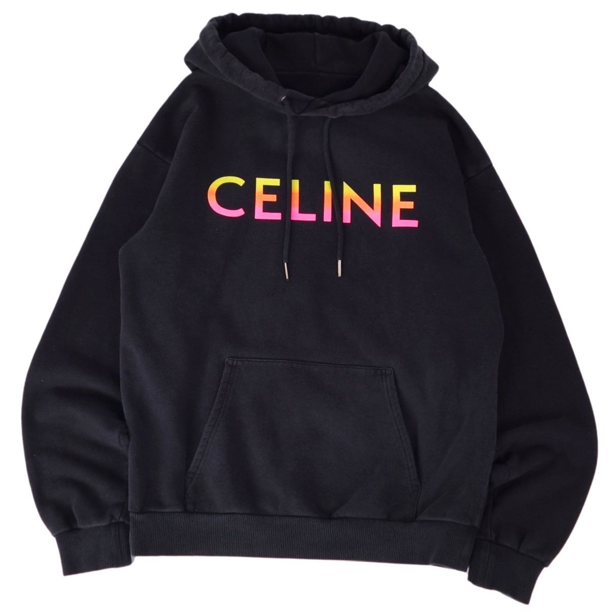 セリーヌ CELINE パーカー フーディー ロゴ スウェット コットン