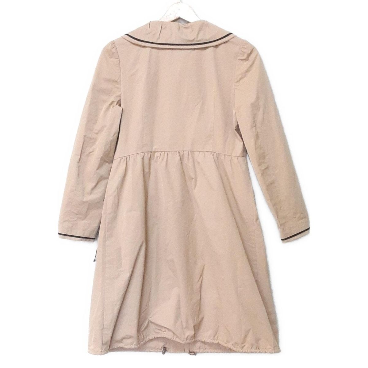 トッカ TOCCA サイズ2 S ベージュ×ライトブラウン レディース リボン ワンピース TOCCA(トッカ) ジャケット サイズ2 S レディース美品 - ベージュ