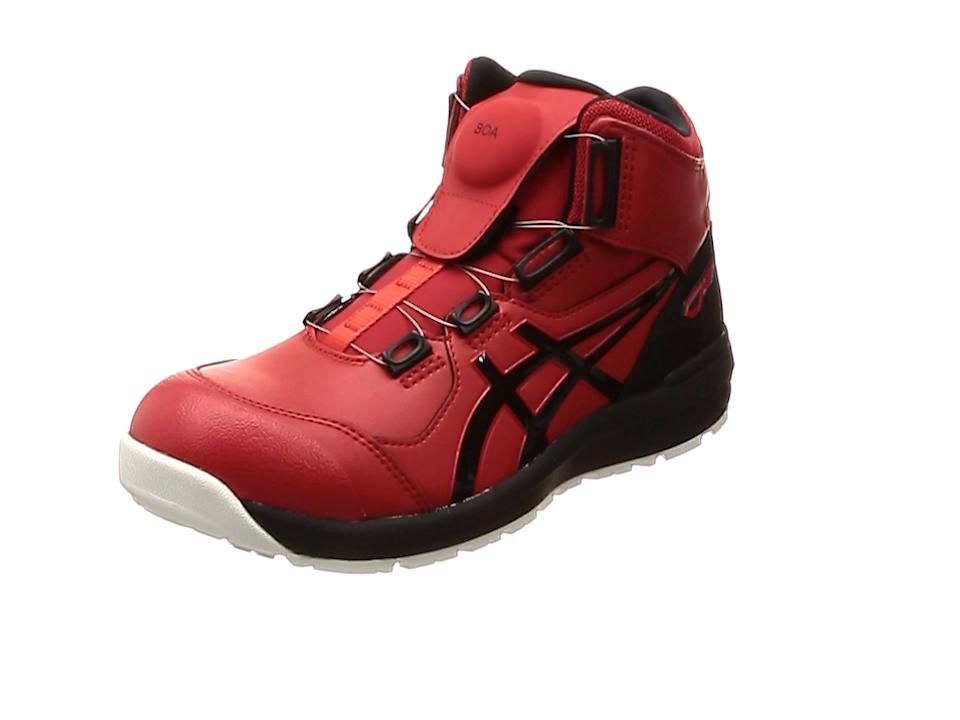 2営業日で発送 ASICS アシックス アシックス ウィンジョブCP304 BOA クラシックレッド×ブラック 27.5cm