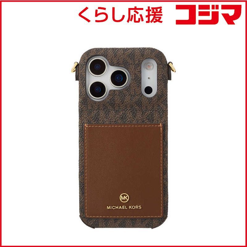 iPhone17Pro マイケルコース ハードケース with Strap iPhone17ProMax