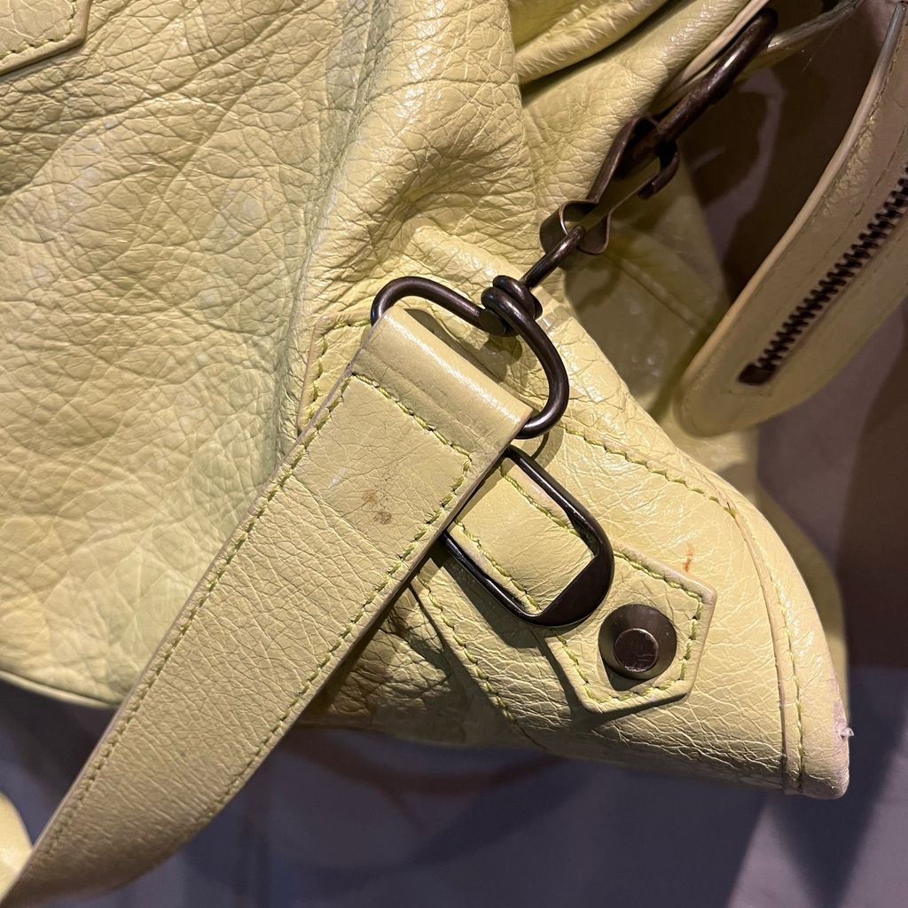 BLENCIAGA バレンシアガ city 2way bag バッグ F115748 イエロー