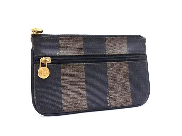 良品 FENDI フェンディ ズッカ キャンバス がま口 ケース 小銭入れ 良品 FENDI フェンディ ズッカ キャンバス がま口 コインケース 小銭