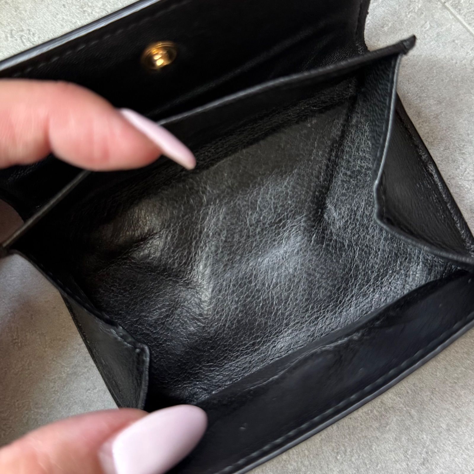 【美品】ボッテガヴェネタ イントレチャート コインケース ラムレザー/黒5️⃣ 美品 希少 BOTTEGA VENETA ボッテガヴェネタ イントレチャート