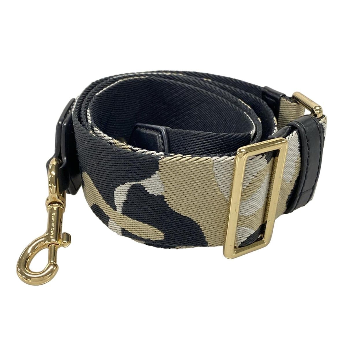 MARC JACOBS ベージュショルダーストラップ MARC JACOBS(マークジェイコブス) ショルダーストラップ - 黒
