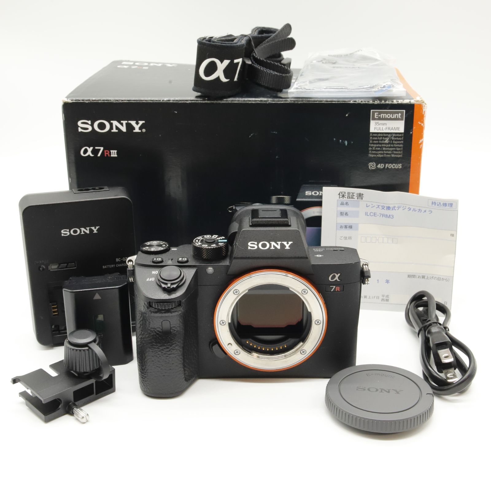 ソニー SONY α7RM3 ボディ SONY - Sony FX3 Cinema Line 3年保証 