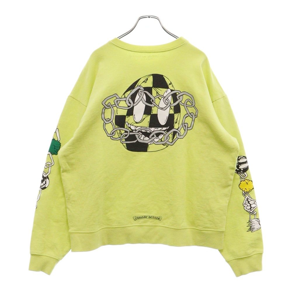 CHROME HEARTS (クロムハーツ) 22AW×MATTY BOY PPO CHAIN GAME マッティボーイ チェーンゲームクルーネックスウェットトレーナー イエロー